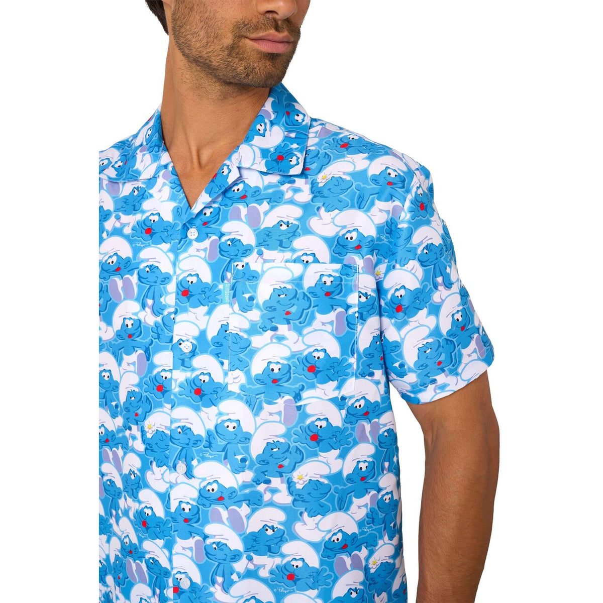Op deze afbeelding zie je een Kostuums, van het merk Opposuits. The Smurfs - Smurftastic Man Kostuum