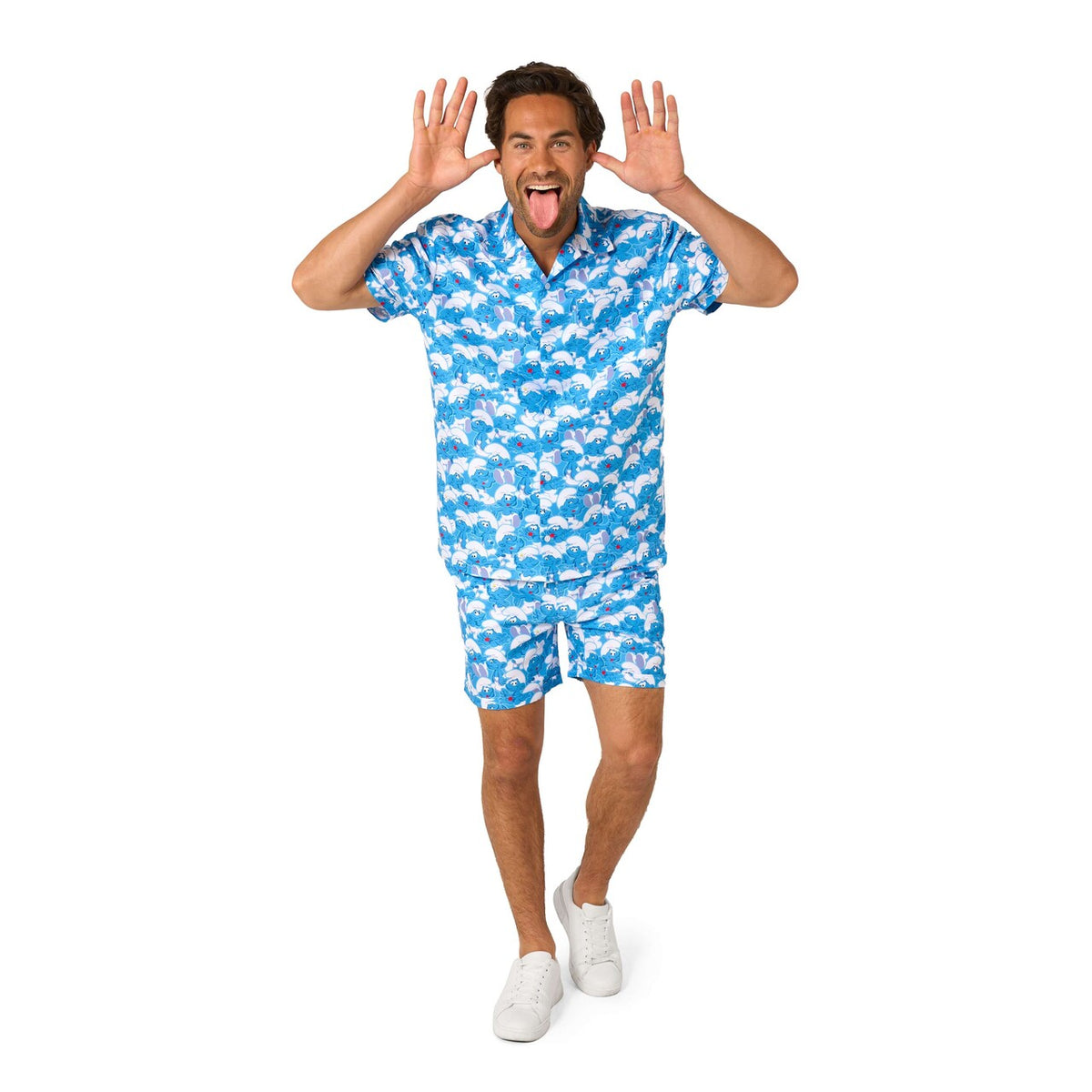 Op deze afbeelding zie je een Kostuums, van het merk Opposuits. The Smurfs - Smurftastic Man Kostuum