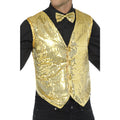Funkelnde Goldweste Mit Pailletten Herren