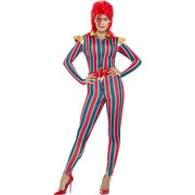 Op deze afbeelding zie je een Kostuums, van het merk Smiffy's. Miss Bowie Space Oddity Vrouw Kostuum