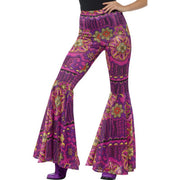 Op deze afbeelding zie je een Kostuums, van het merk Smiffy's. Wilde Wijde Pijpen Broek Vrouw