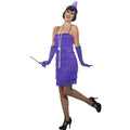 Costume Flapper Des Années 20 Pour Femme Violet Costume