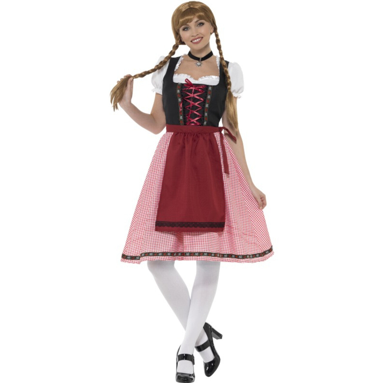 Op deze afbeelding zie je een Kostuums, van het merk Smiffy's. Keurige Katja Bierfeest Vrouw Kostuum