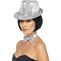 Chapeau à Sequins Argent