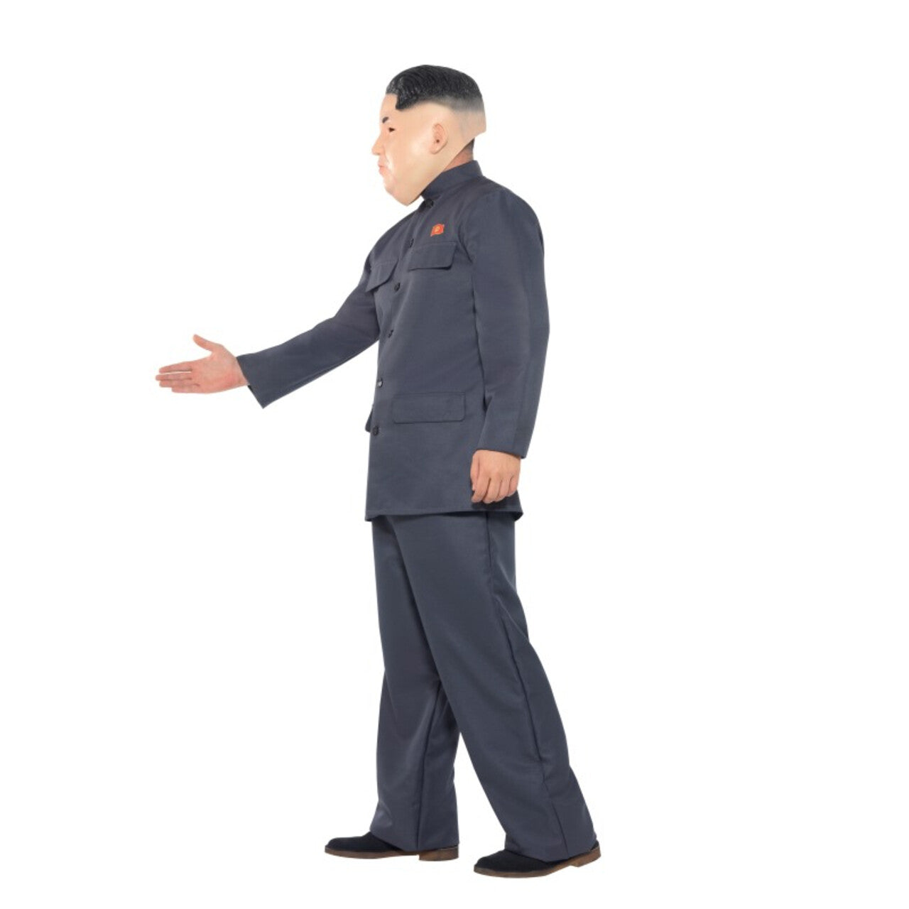 Op deze afbeelding zie je een Kostuums, van het merk Smiffy's. Communistische Dictator Kim Man Kostuum