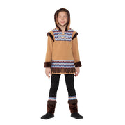 Op deze afbeelding zie je een Kostuums, van het merk Smiffy's. Noordpool Eskimo Koude Neus Jongen Kostuum