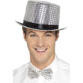 Glitzernder Show-Zylinder Silber