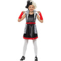 Kleine Slechte Cruella De Vil Meisje Kostuum