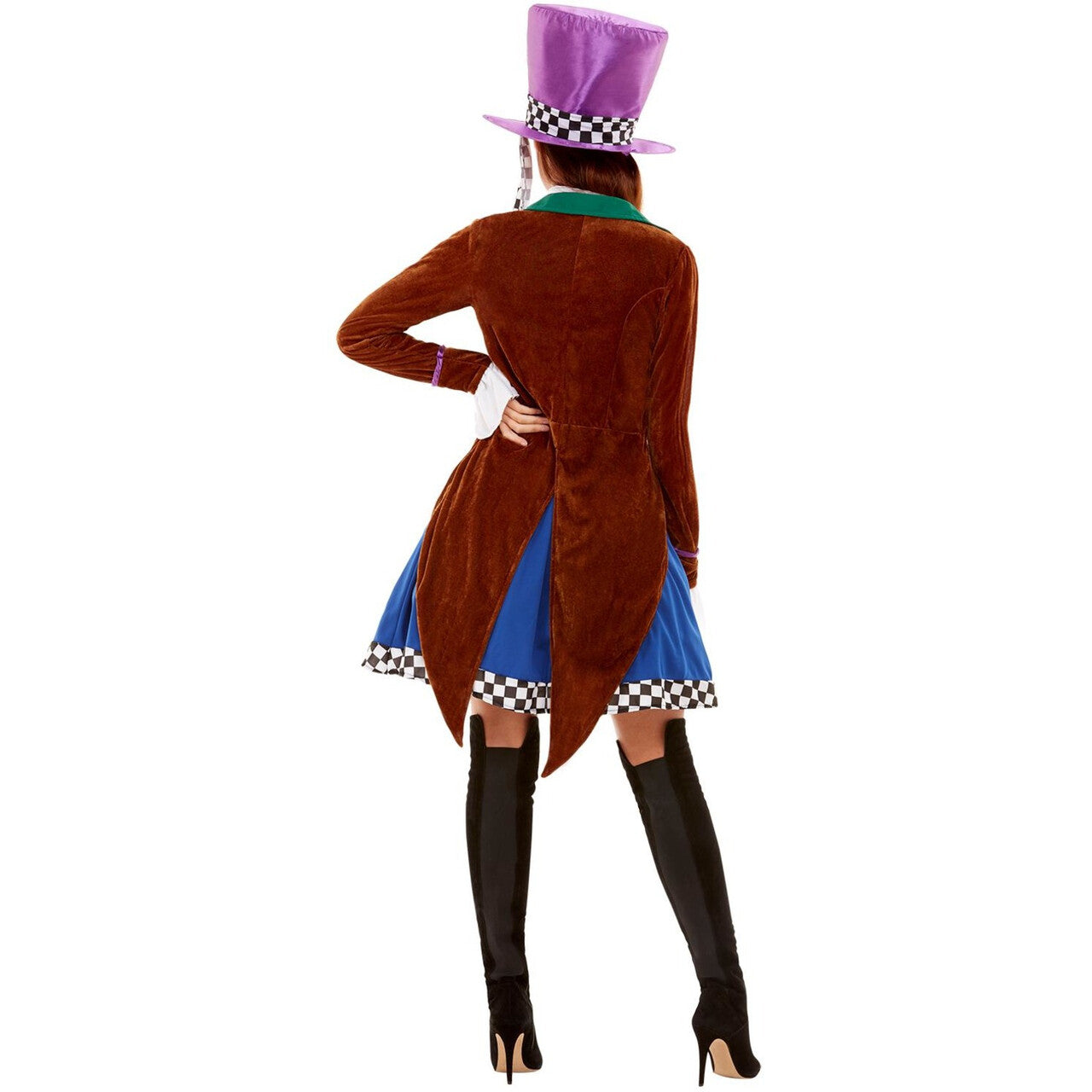Op deze afbeelding zie je een Kostuums, van het merk Smiffy's. Zo Gek Als Een Mad Hatter Vrouw Kostuum