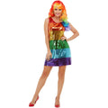 Joyeux Paillettes Arc-En-Ciel Costume