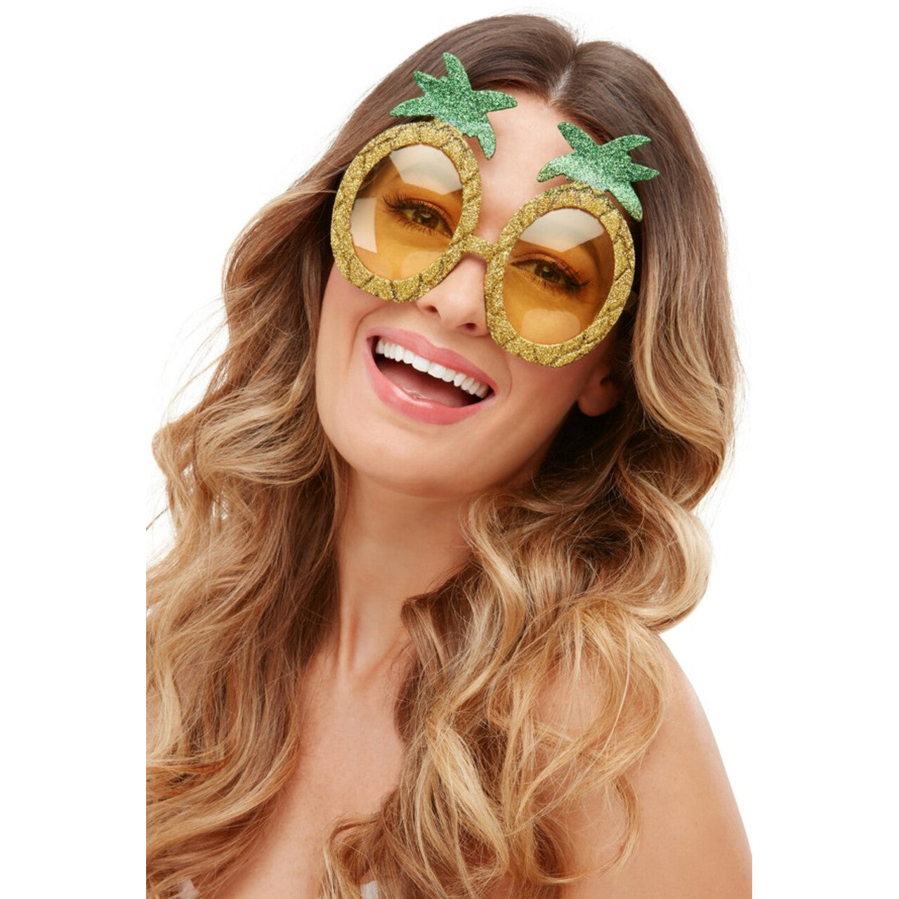 Op deze afbeelding zie je een Accessoires, van het merk Smiffy's. Zomer Fruit Ananas Bril
