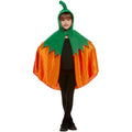 Oranje Cape Halloween Pompoen Kind