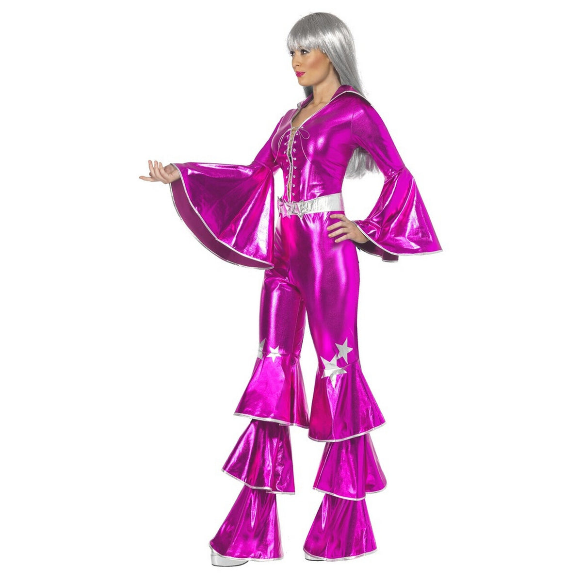Op deze afbeelding zie je een Kostuums, van het merk Smiffy's. Dancing Queen Alijsa Jaren 70 Vrouw Kostuum