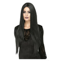 Perruque Longue Noire Morticia