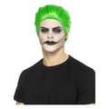 Perruque Joker Lisse Vert Néon