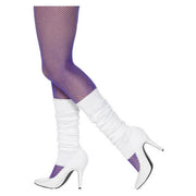 Op deze afbeelding zie je een Accessoires, van het merk Smiffy's. Witte Beenwarmers Jaren 80 Lulu