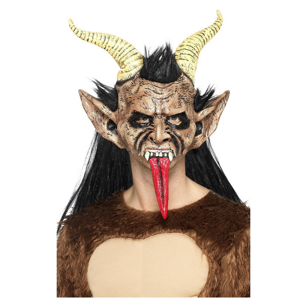 Op deze afbeelding zie je een Accessoires, van het merk Smiffy's. Duivels Masker Krampus