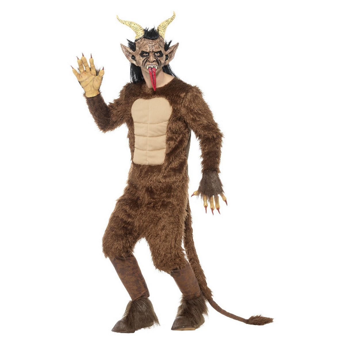 Op deze afbeelding zie je een Accessoires, van het merk Smiffy's. Duivels Masker Krampus