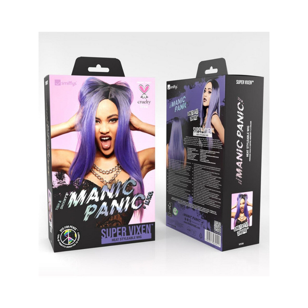 Op deze afbeelding zie je een Accessoires, van het merk Smiffy's. Amethyst Ombre Heks Pruik