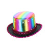 Led Metallic Regenbogenhut Showmaster