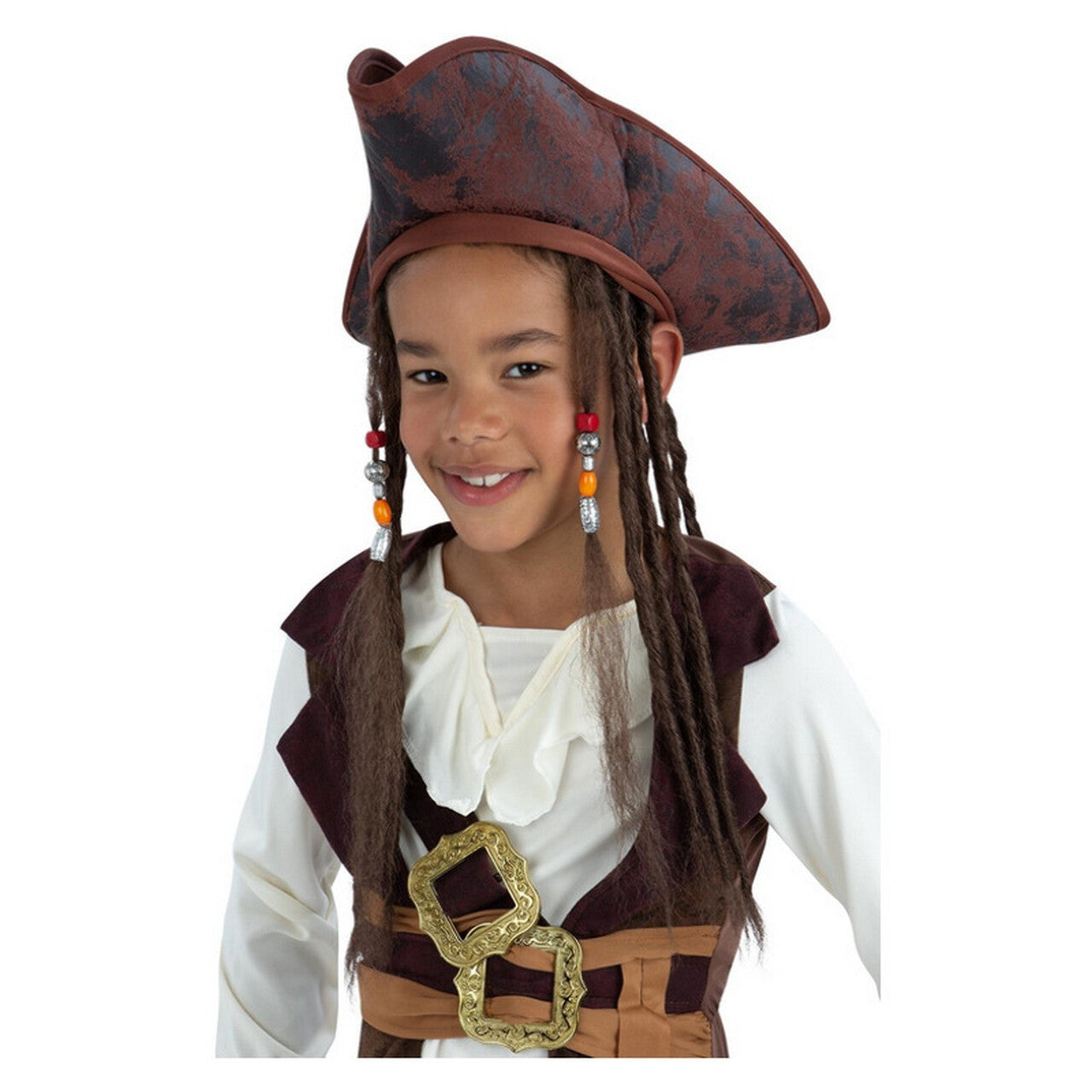Op deze afbeelding zie je een Accessoires, van het merk Smiffy's. James Spearow Piraat Van De Cariben Kind