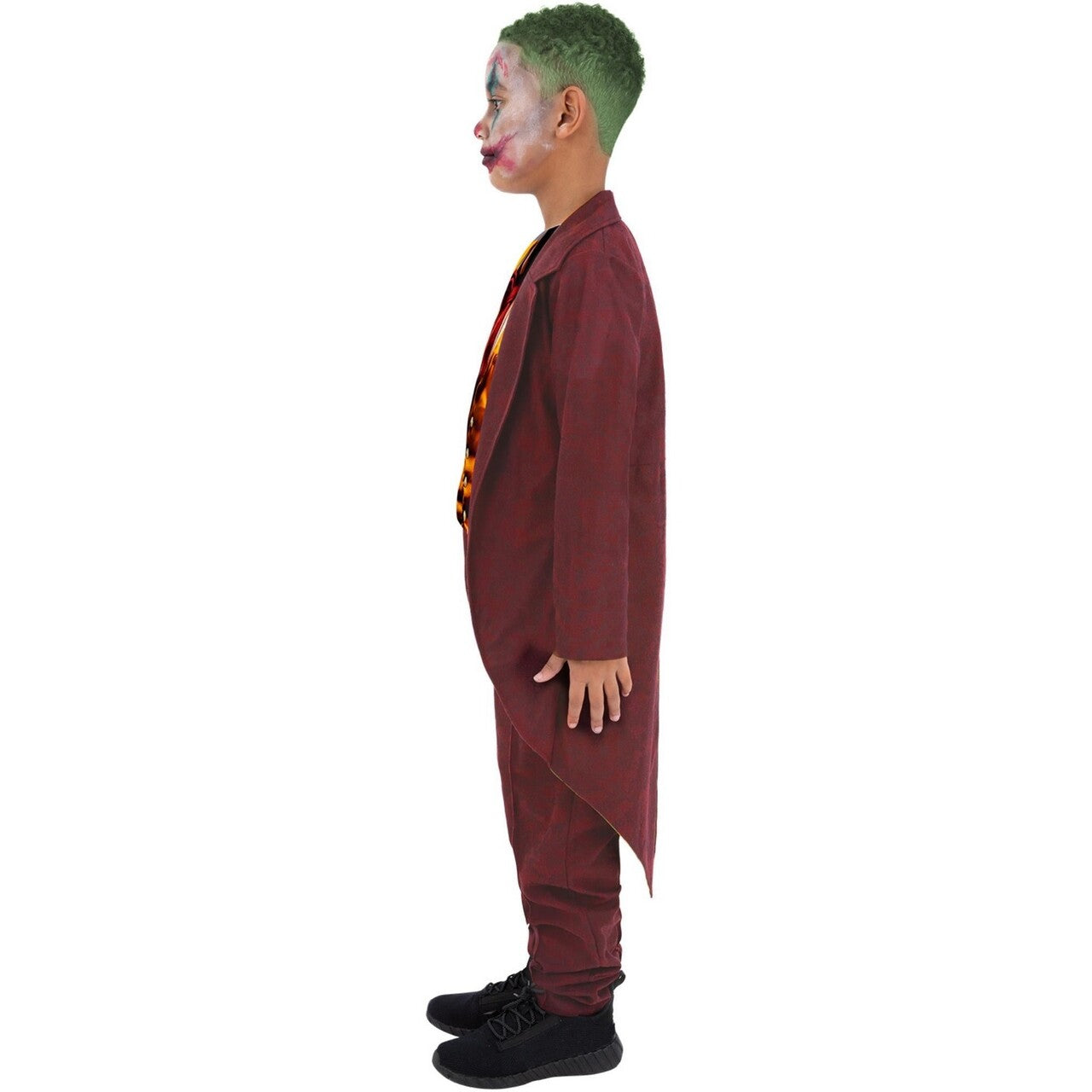 Op deze afbeelding zie je een Kostuums, van het merk Smiffy's. Batmans Joker Jongen Kostuum