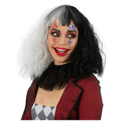 Op deze afbeelding zie je een Decoratie, van het merk Smiffy's. Harley Quinn Gezichts Juwelen