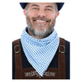 Bandana Blauw Wit Geblokt