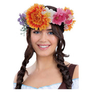 Op deze afbeelding zie je een Accessoires, van het merk Smiffy's. Midsummer Boho Wilde Bloemenkrans