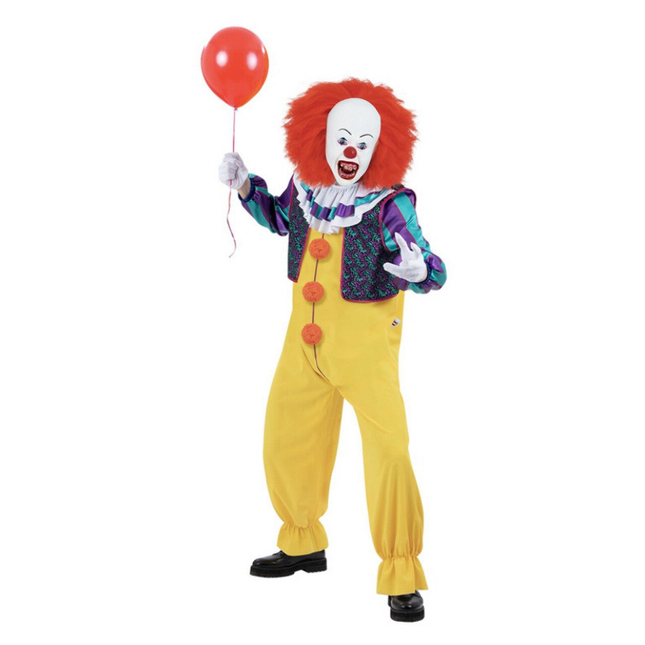 Op deze afbeelding zie je een Kostuums, van het merk Smiffy's. Ballon Blije Clown Man Kostuum