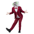 Rode Bruidegom Beetlejuice Man Kostuum