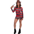 A Nightmare On Elm Street Freddy Krueger Jurk Vrouw