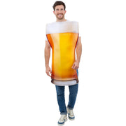 Op deze afbeelding zie je een Kostuums, van het merk Smiffy's. Gele Rakker Bier Kostuum