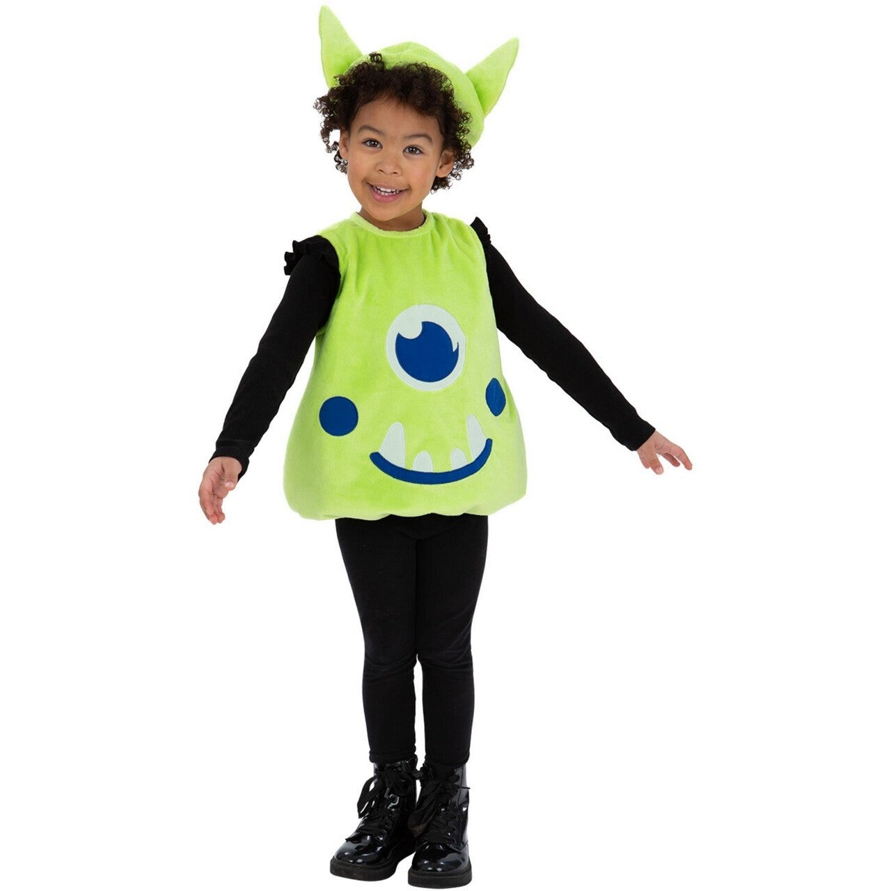 Op deze afbeelding zie je een Kostuums, van het merk Smiffy's. Buitenaards Schattige Alien Kind Kostuum