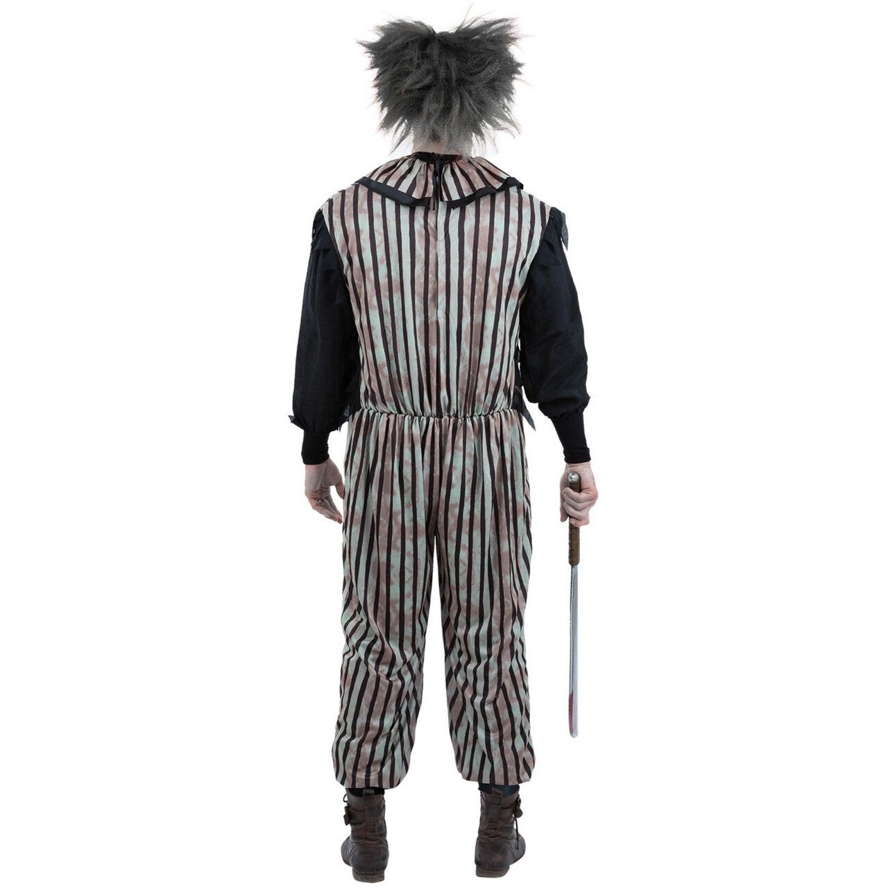 Op deze afbeelding zie je een Kostuums, van het merk Smiffy's. Donkere Vintage Clown Man Kostuum