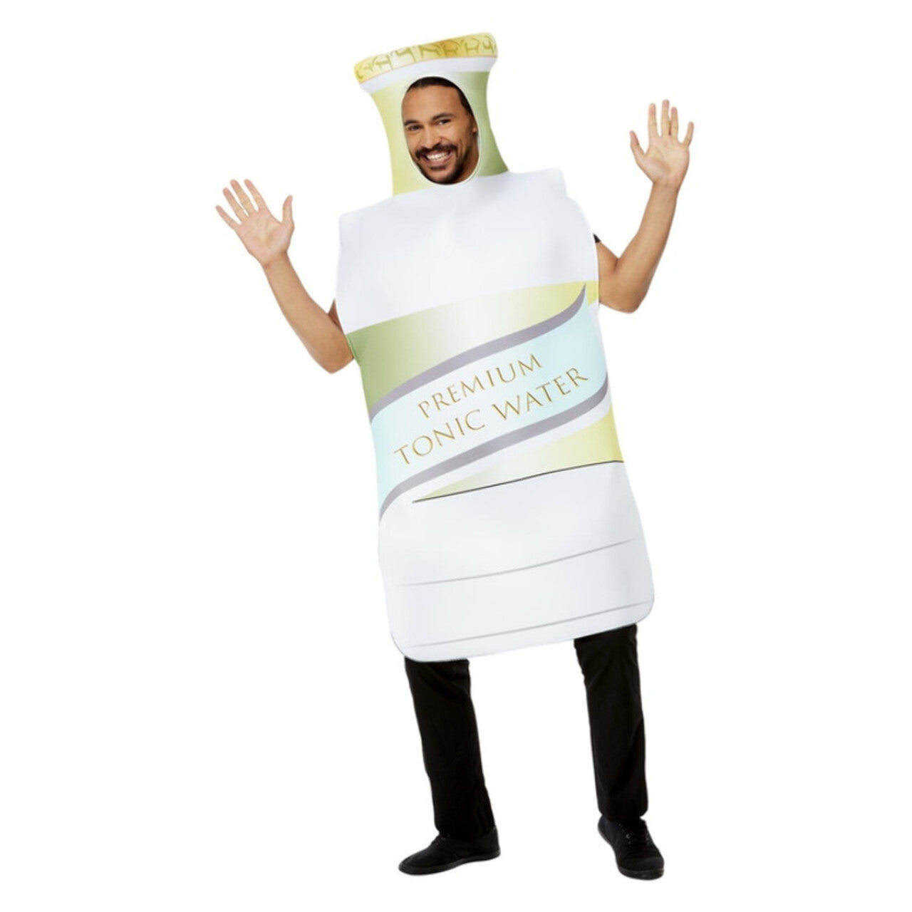 Op deze afbeelding zie je een Kostuums, van het merk Smiffy's. Tonic Waar Is De Gin Kostuum Man