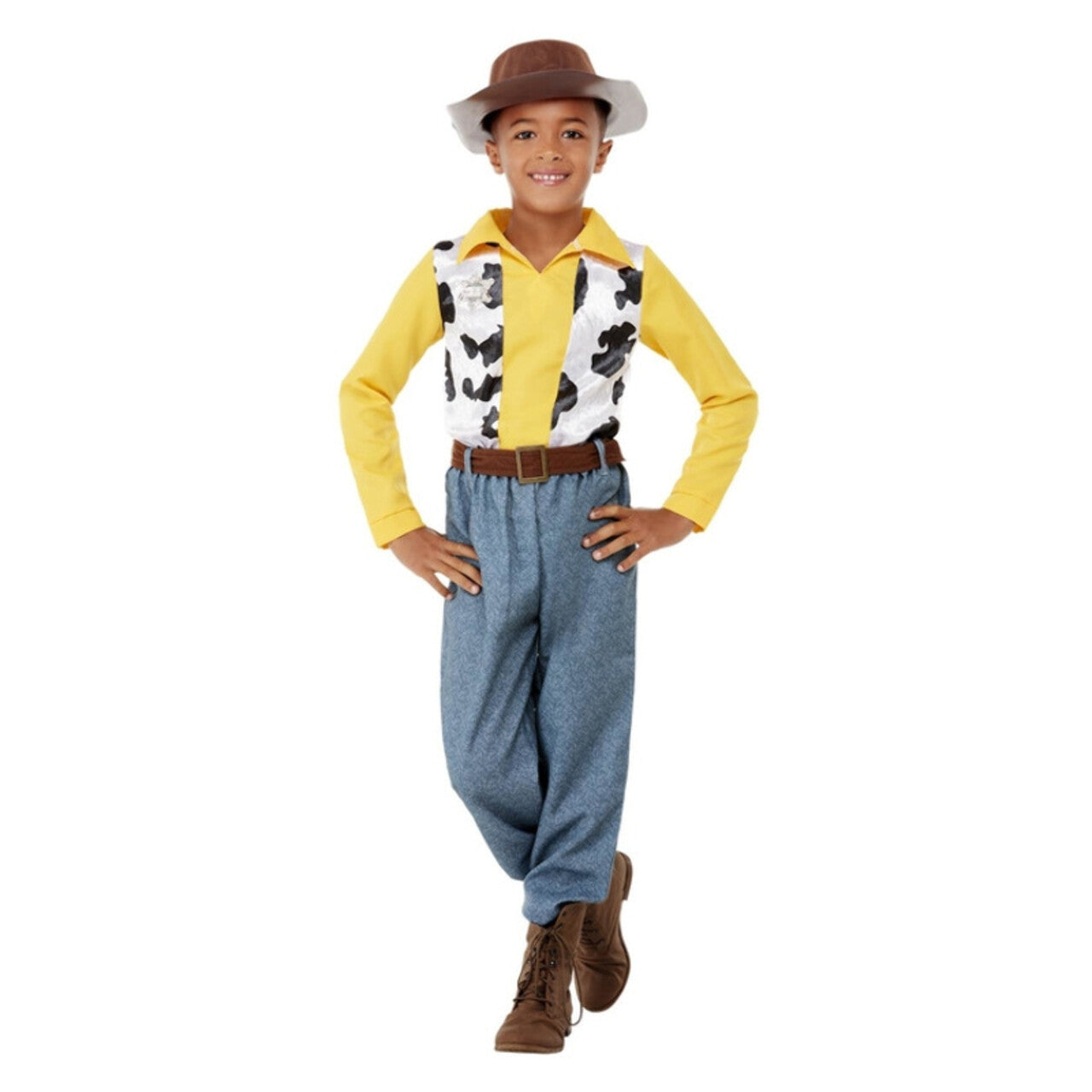 Op deze afbeelding zie je een Kostuums, van het merk Smiffy's. Sheriff Trots Tot Uw Dienst Jongen Kostuum