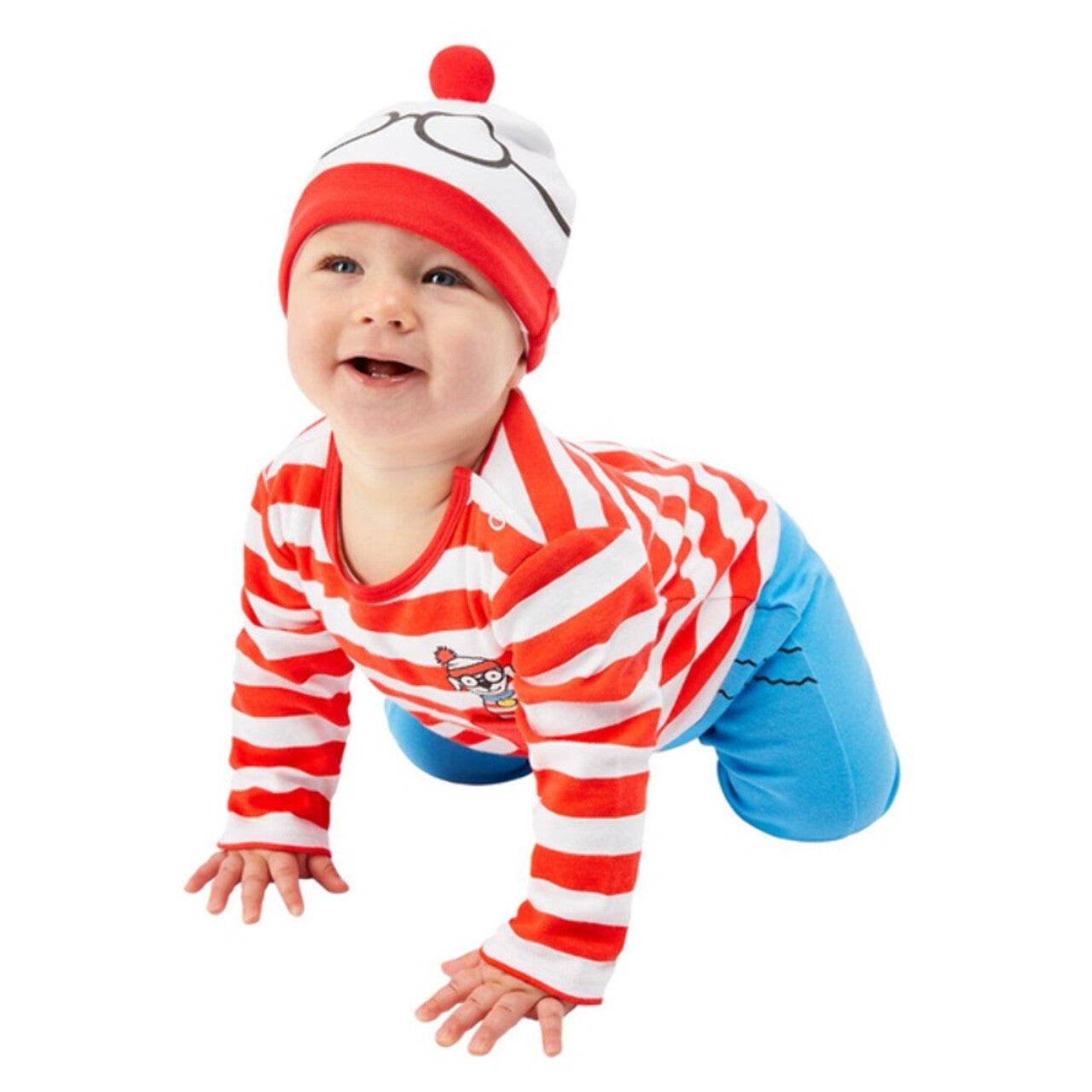 Op deze afbeelding zie je een Kostuums, van het merk Smiffy's. Waar Is De Baby Kind Kostuum