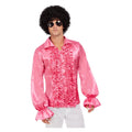 Chemise Rose à Volants Années 60
