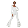 Costume Disco Blanc Deluxe Années 70 Costume