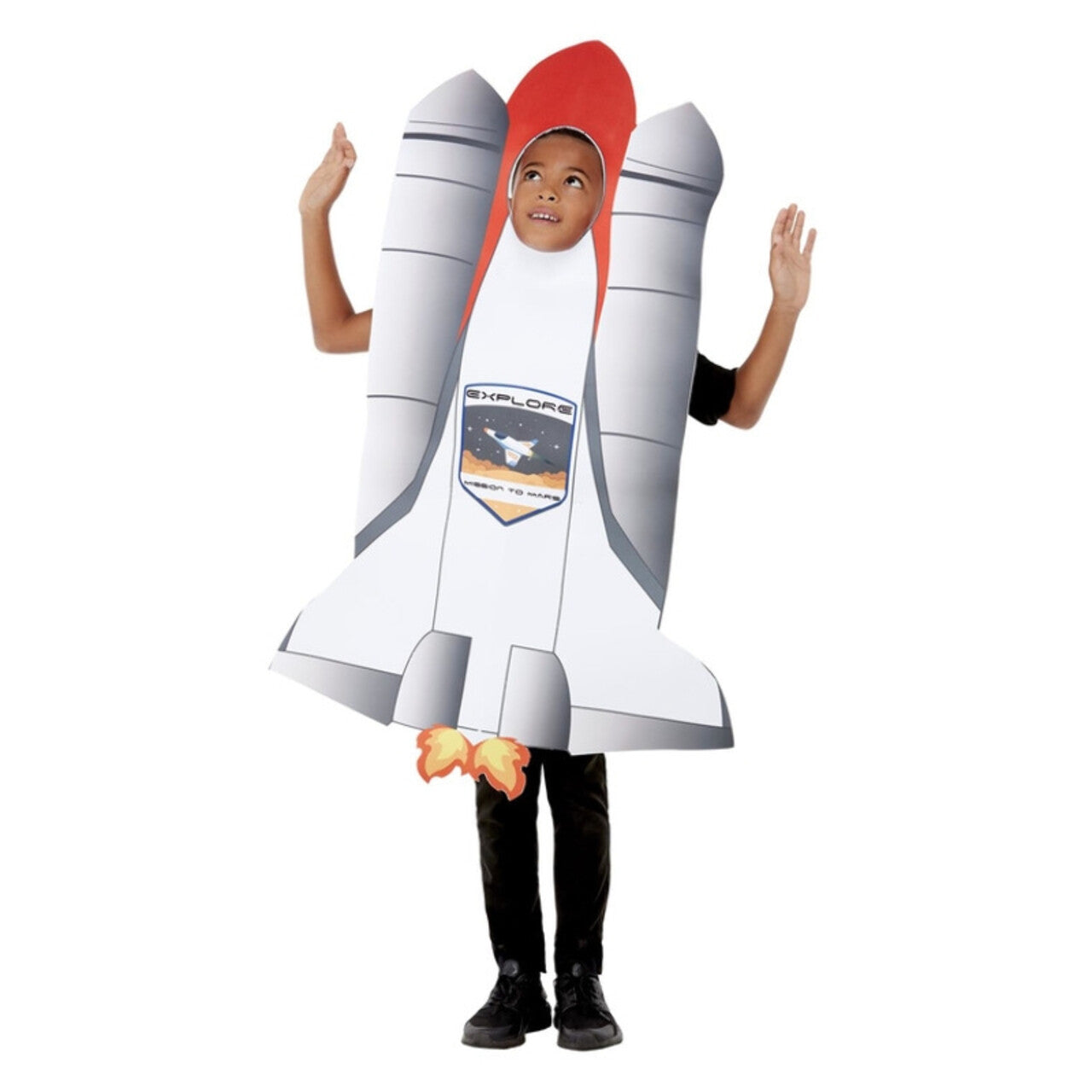 Op deze afbeelding zie je een Kostuums, van het merk Smiffy's. Astronaut Space Shuttle Kostuum Kind
