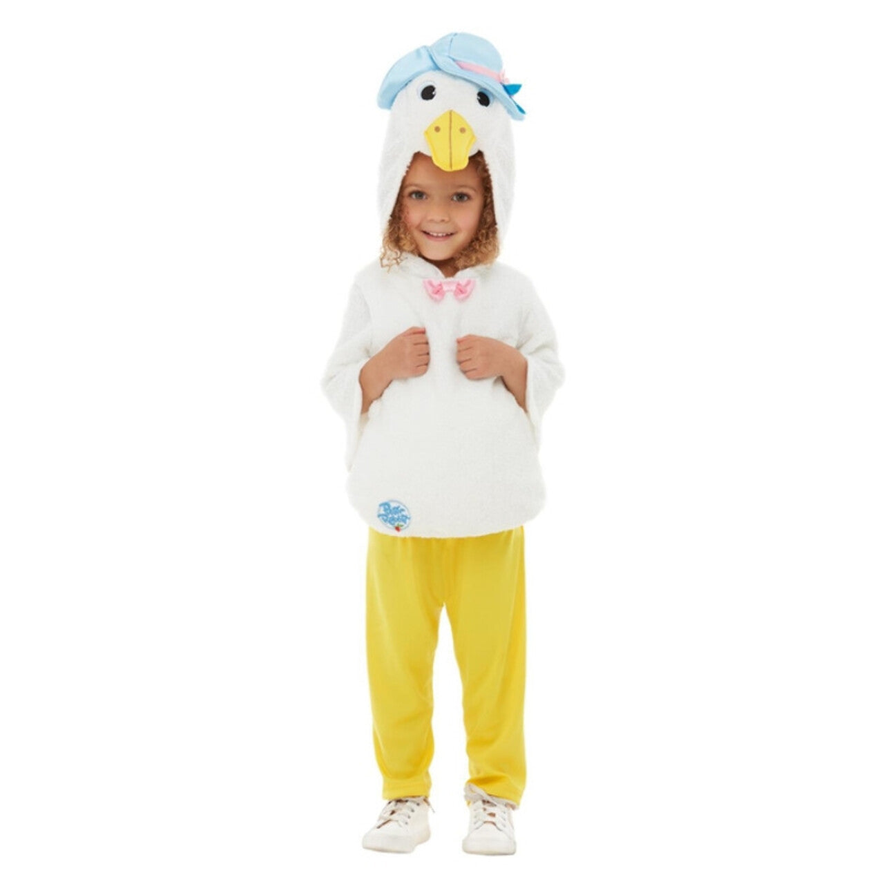 Op deze afbeelding zie je een Kostuums, van het merk Smiffy's. Deluxe Jozefien Kwebbeleend Kind Kostuum