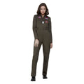 Smoking Top Gun Piloot Vrouw Kostuum
