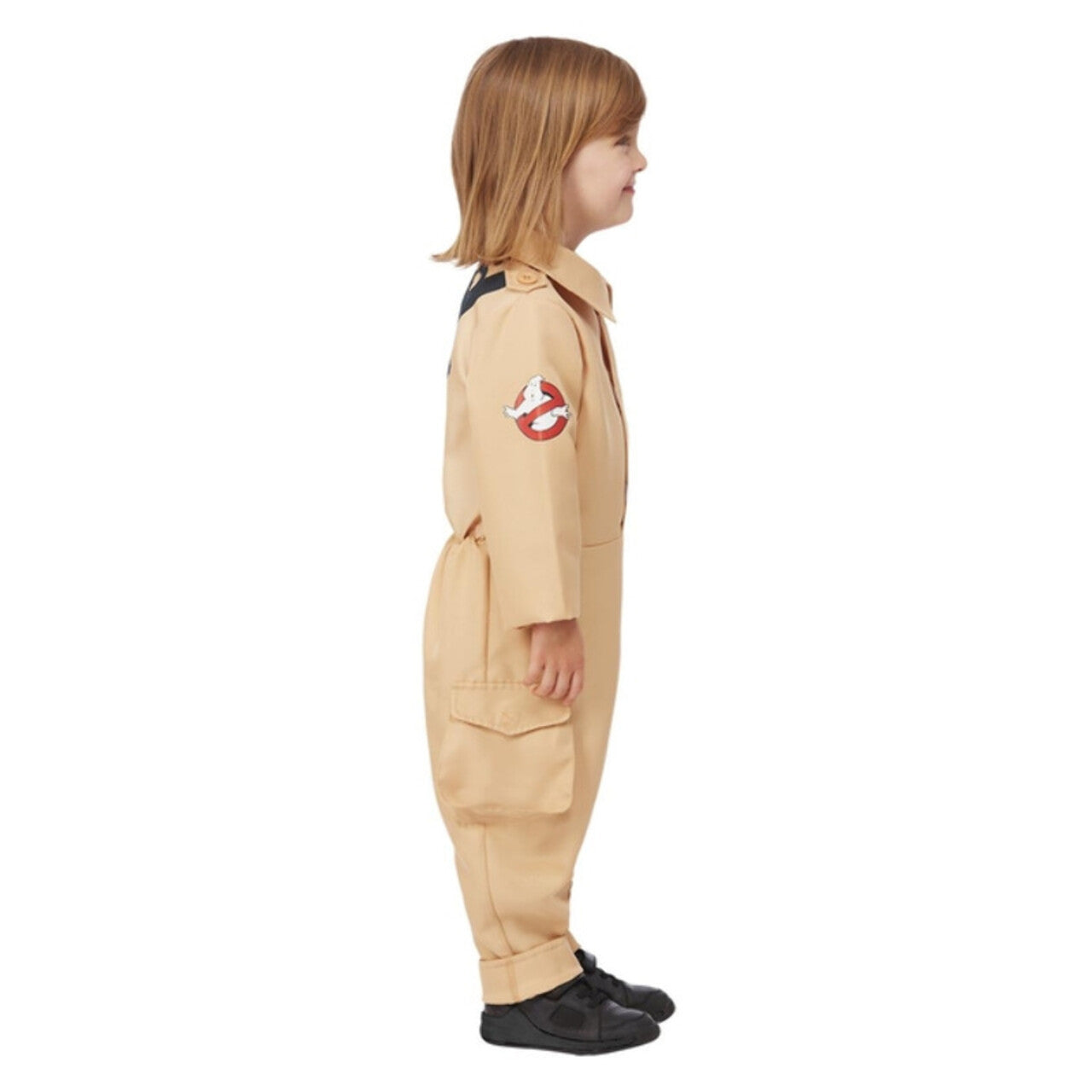 Op deze afbeelding zie je een Kostuums, van het merk Smiffy's. Spoken Zijn Niet Veilig Ghostbuster Kind Kostuum