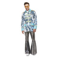 Blauwe Psychedelische Jas Elton Man