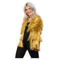 Goldene Party-Fransenjacke Tina Damenkostüm