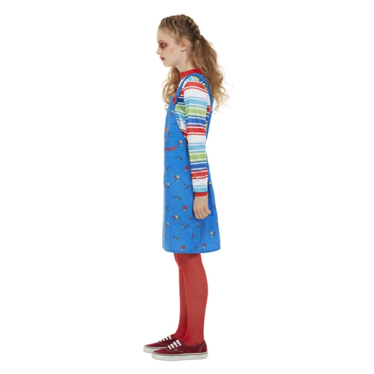 Op deze afbeelding zie je een Kostuums, van het merk Smiffy's. Vreselijke Jaloerse Vriendin Chucky Meisje Kostuum