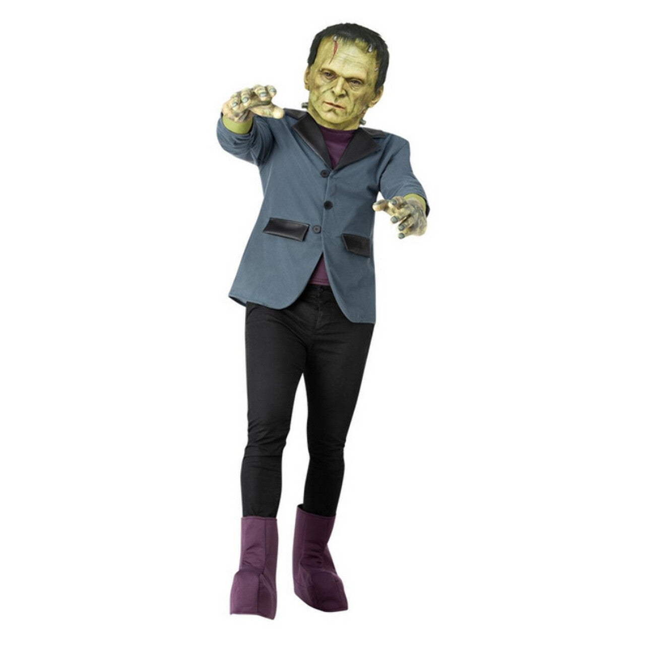 Op deze afbeelding zie je een Kostuums, van het merk Smiffy's. Groene Frankie Van Frankenstein Man Kostuum