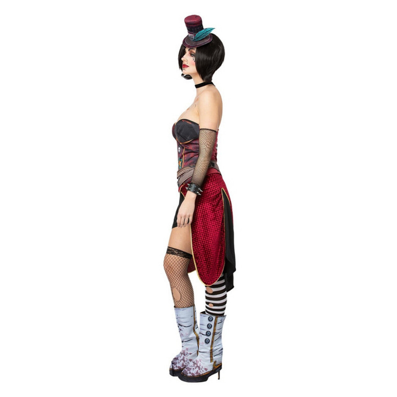 Op deze afbeelding zie je een Kostuums, van het merk Smiffy's. Borderlands Moxxi Underdome Riot Vrouw Kostuum