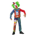 Clown Effrayant Dans Le Noir Costume